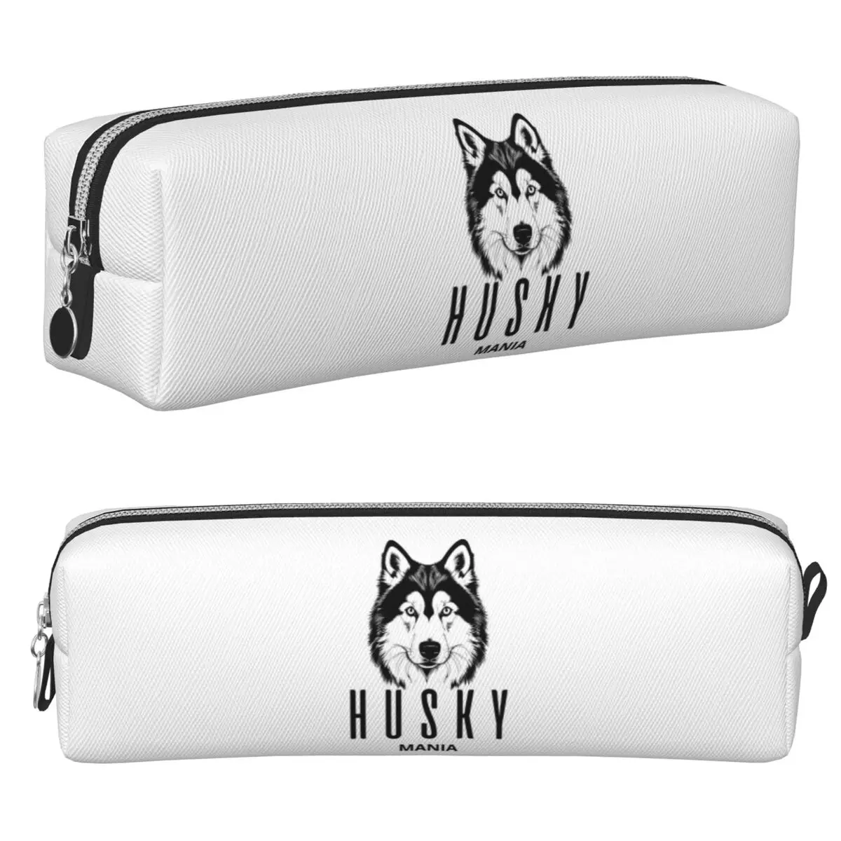 SIBERIAN HUSKY MANIA Federmäppchen mit großem Fassungsvermögen, Stifttaschen, Stiftbox für Jungen und Mädchen, Schule, Büro, Stifttasche, Kosmetiktasche