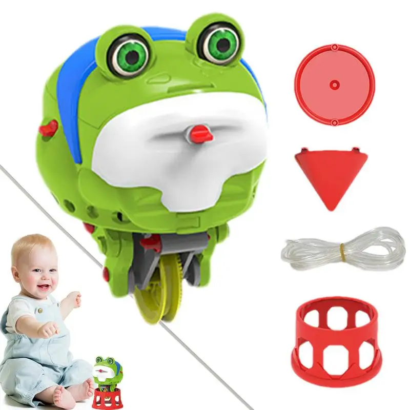 

Tightrope Unicycle Toy Frog Novelty Tightrope Interactive Toys Educational Toys For Skill Development Learning Toys For Kids