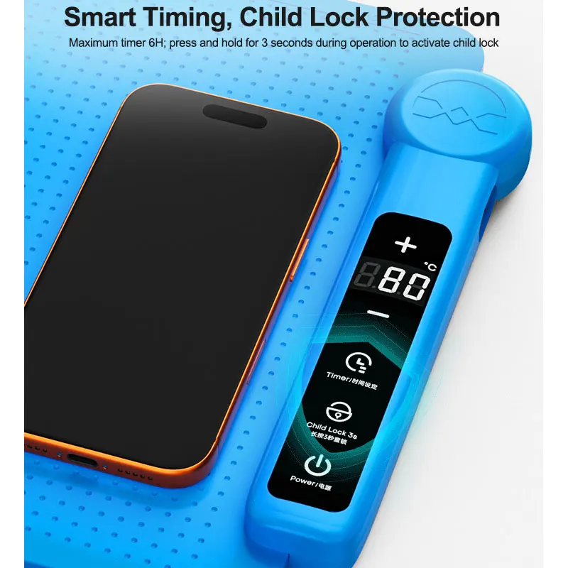 SUNSHINE LS3 SE 11-inch LCD Screen Heating Screen Remover 40~120°C for Mobile Phone Watch Repair Screen Back Cover Removal Tool