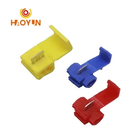 【30-10PCS】Scotch Lock Wire Connector  Without Breaking Cable Insulated Line AWG 22-10 Crimp Quick Splice Electrical Terminals