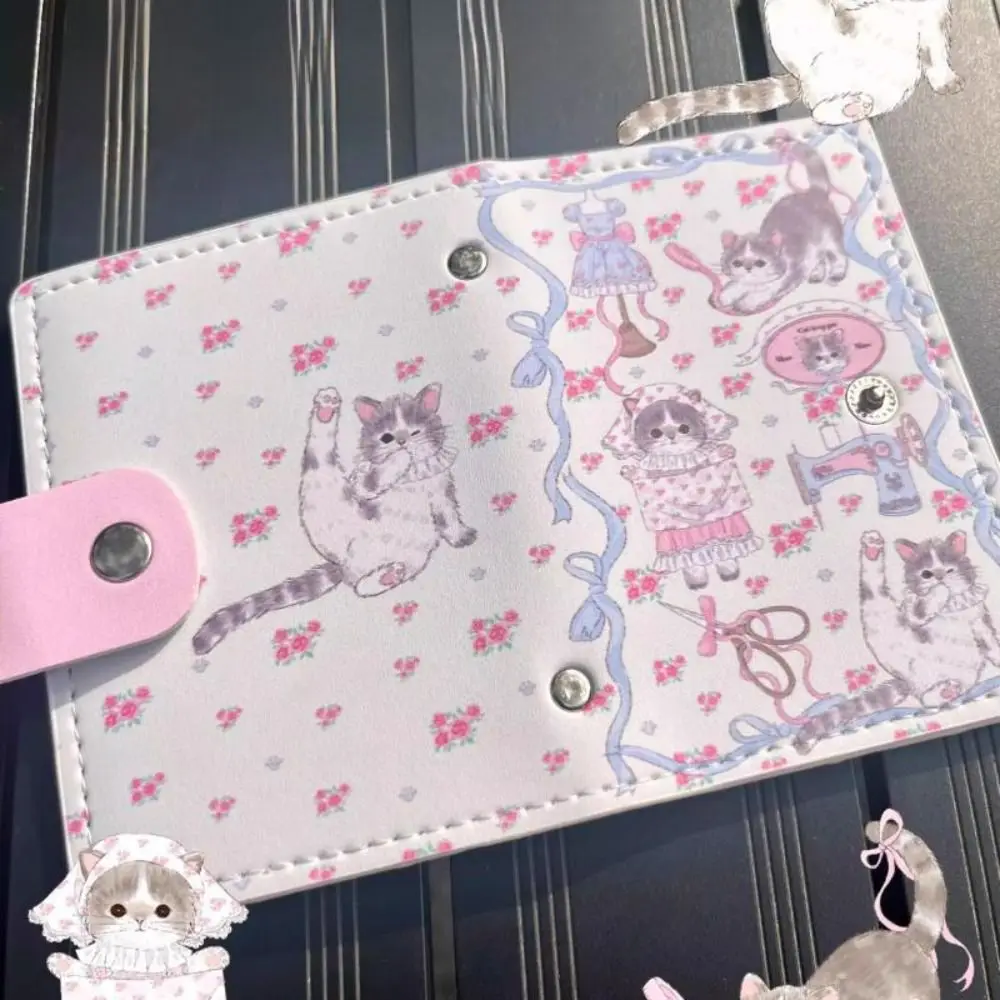 2 طيات المال محفظة نسائية للعملات المعدنية لطيف هريرة أرنب محفظة من جلد PU حقيبة المال INS نمط فتحات بطاقة متعددة بطاقة محافظ