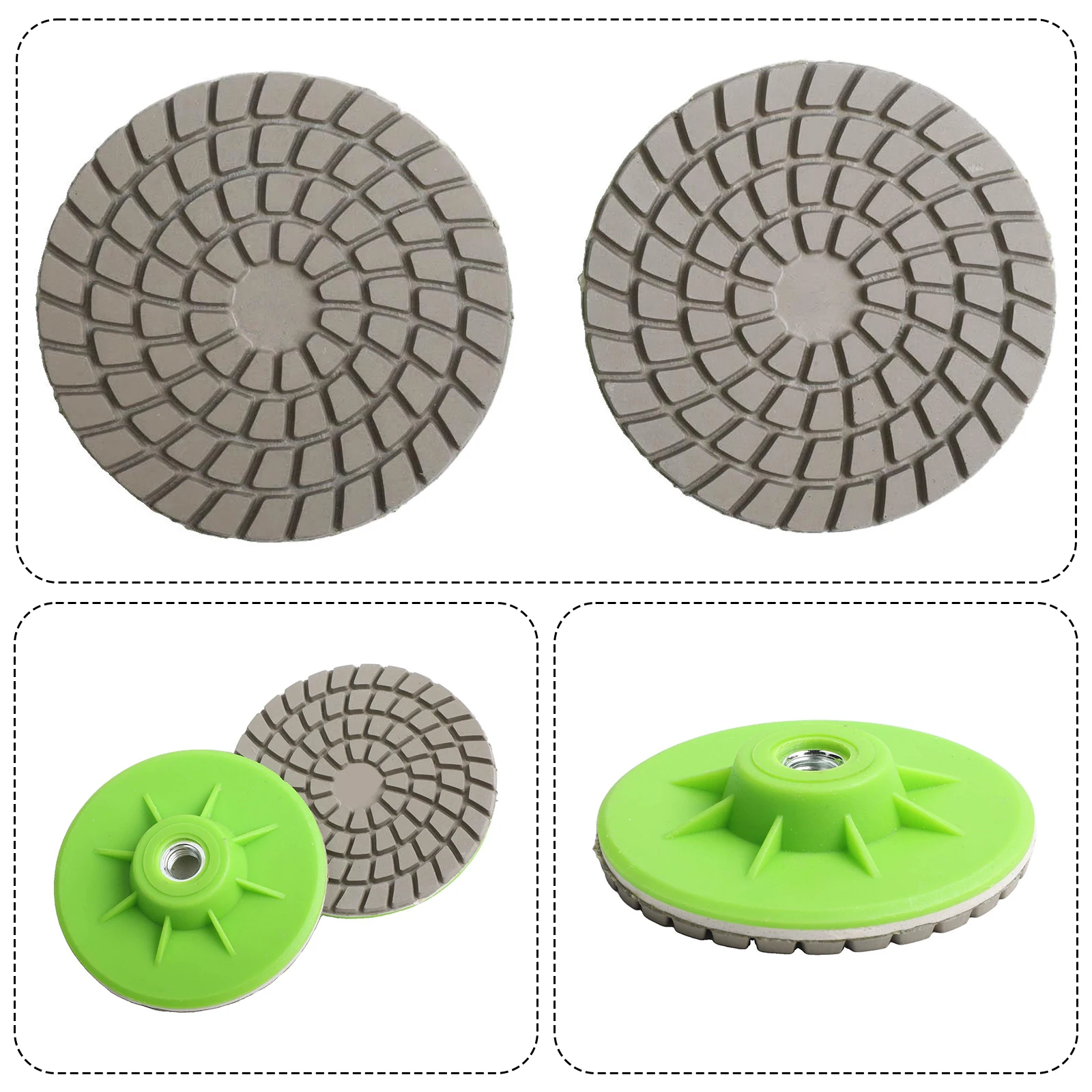 Electric Drill Wet Dry Polishing 3inch Grinding Polishing Pad Precision Polishing Adaptable Grinding Compact Design
