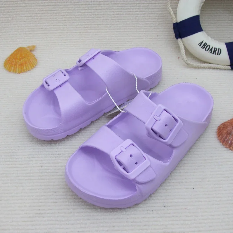 Summer Sandals Boys and Girls\' Casual Lightweight EVA Slippers Non Slip Soft Soles Trend New Baby Sandals Toddler shoes