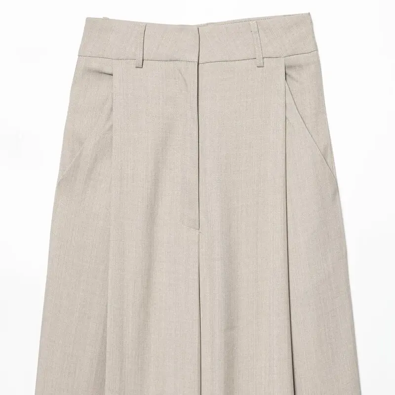 بنطلون نسائي فضفاض 2025 شتاء تصميم جديد l الخصر مطوي السراويل تنوعا سراويل تقليدية السيدات Faion #3