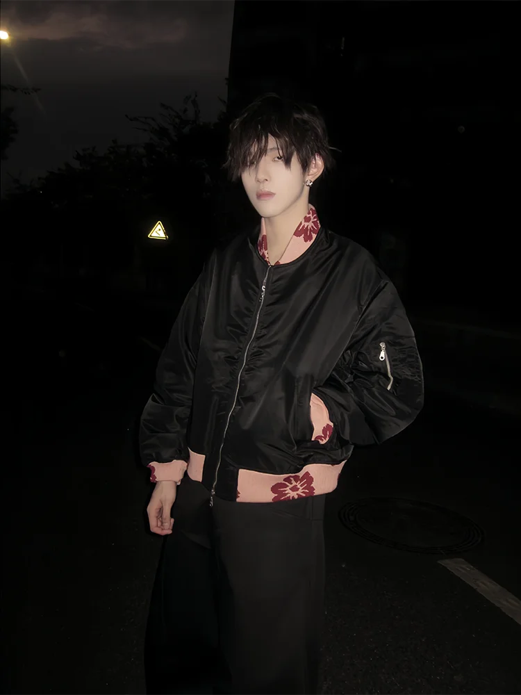 

Куртка Cleanfit Ort Bomber Pilot Jaet, мужская, бейсбольная, с мягкой подкладкой на плечах, в стиле ретро, американский тренд, для пар, верхняя одежда