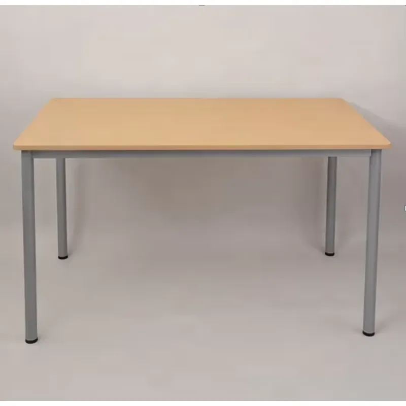Modern Steel and Wood Dining Table for 4 People Friendly Durable Assembly Required Suitable for Home and Hotel