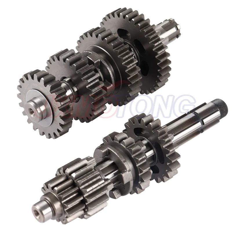 ZS150 ZS155 ZS160 Transmission Gear Box Main Counter Shaft For Pit Dirt Bike Motocross ZONGSHEN 150cc 155cc 160cc Engine