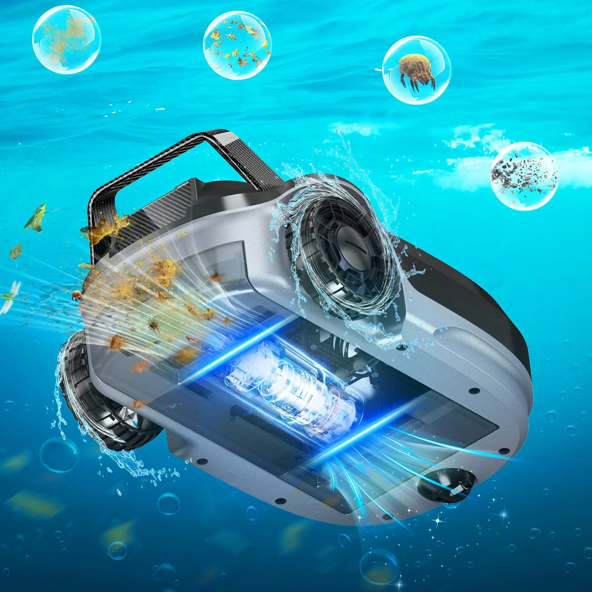 

Efficient Outdoor Automatic Pool Robot Cleaner Swimming Pool Cleaning Robot