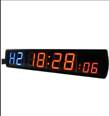 

Indoor 6 Digits Large Gym Timer Gym Clock Workout Training Timer