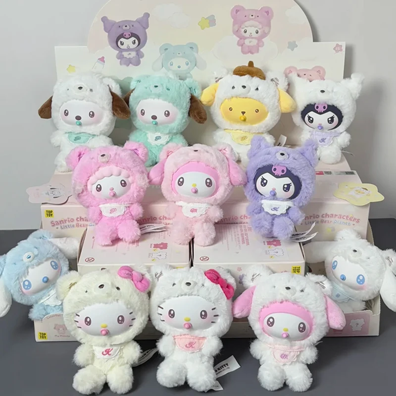 

TOP TOY Sanrio Characters Little Bear Planet Series Soft Blind Box Cute Bag Pendant Doll Collectible Gift For Anime Lovers