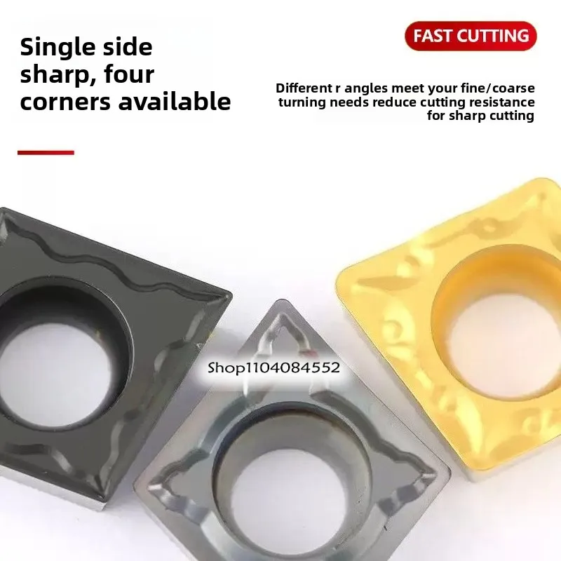 

Carbide Inserts CCMT09T304 CCMT09T308 PF PM TM Internal CNC Parts