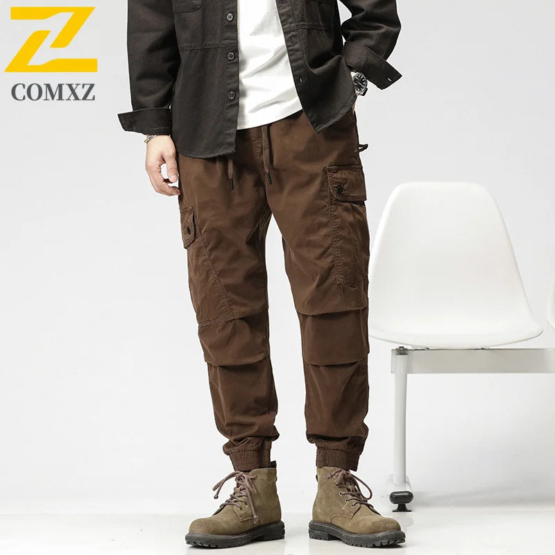 

2025 New Cargo Pants Retro Relaxed Fit Outdoor Training Jogger Trousers Versatile Fashion Lightweight Wear Resistant Sweatpants