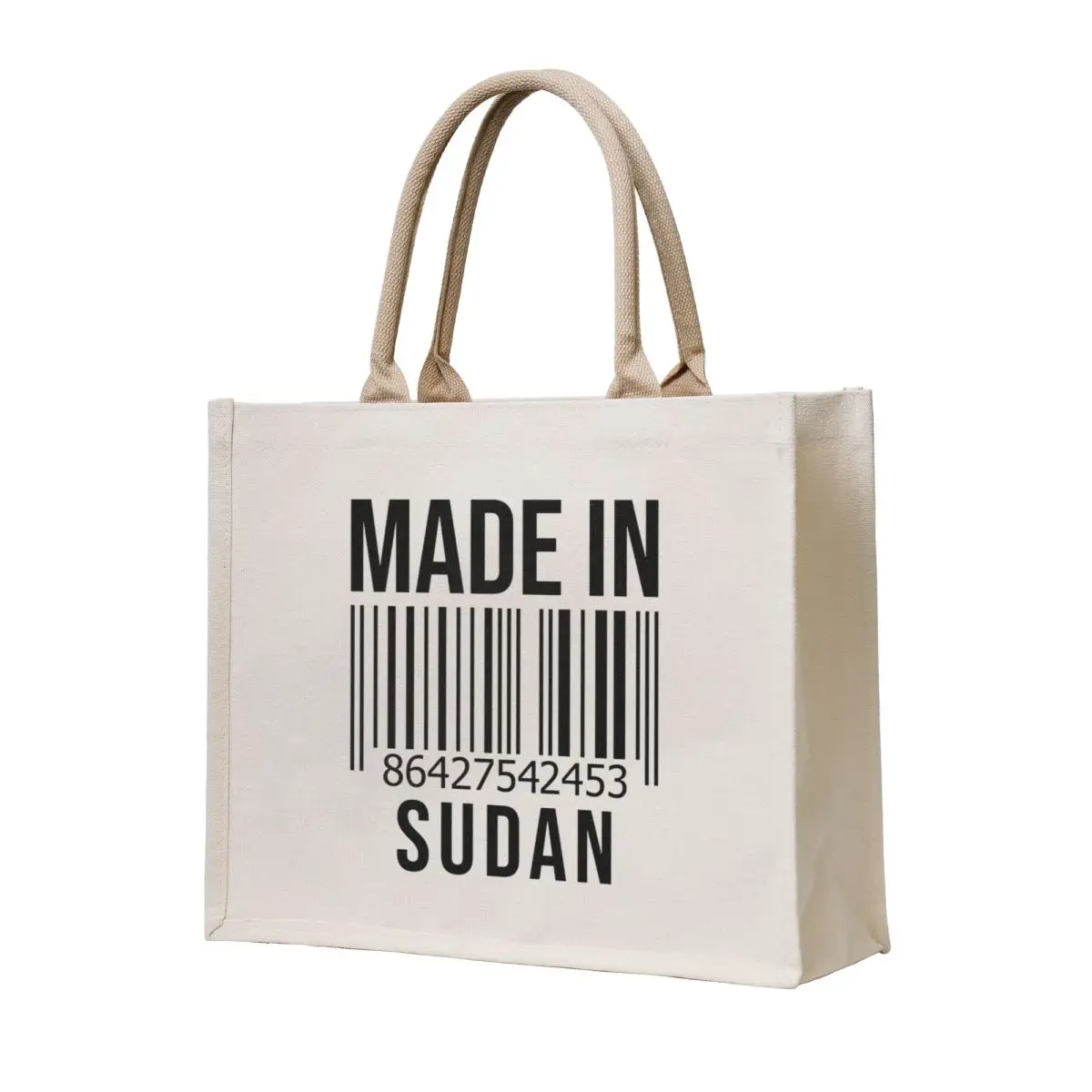 

Made in Sudan Tote Bag great bag Lady bag Canvas shoulder