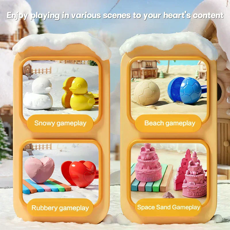 Sneeuwbalklem Meerdere vormen Sneeuwbal maken Tang Winter Outdoor Sneeuw Spelen Sportspeelgoed voor kinderen Sneeuwbal Gooien Gereedschap