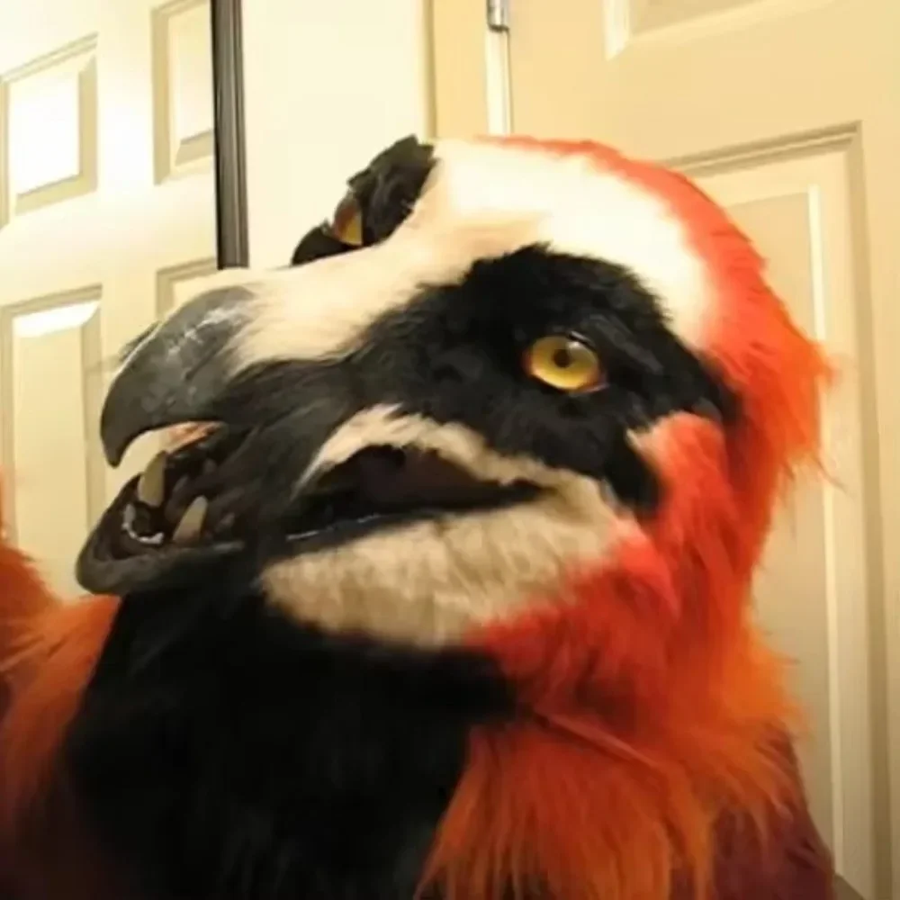 Fashion Simulation Animal Eagle Mask Carnival Party Venetian Party Halloween Hood Mask Latex Wolf Mask Party Makeup Ball