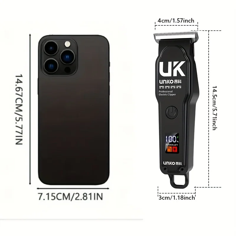 Electric Hair Clipper, Multiple Colors for Adults, Professional Trimmer with Precision Cutting System for Home Barbering image 6