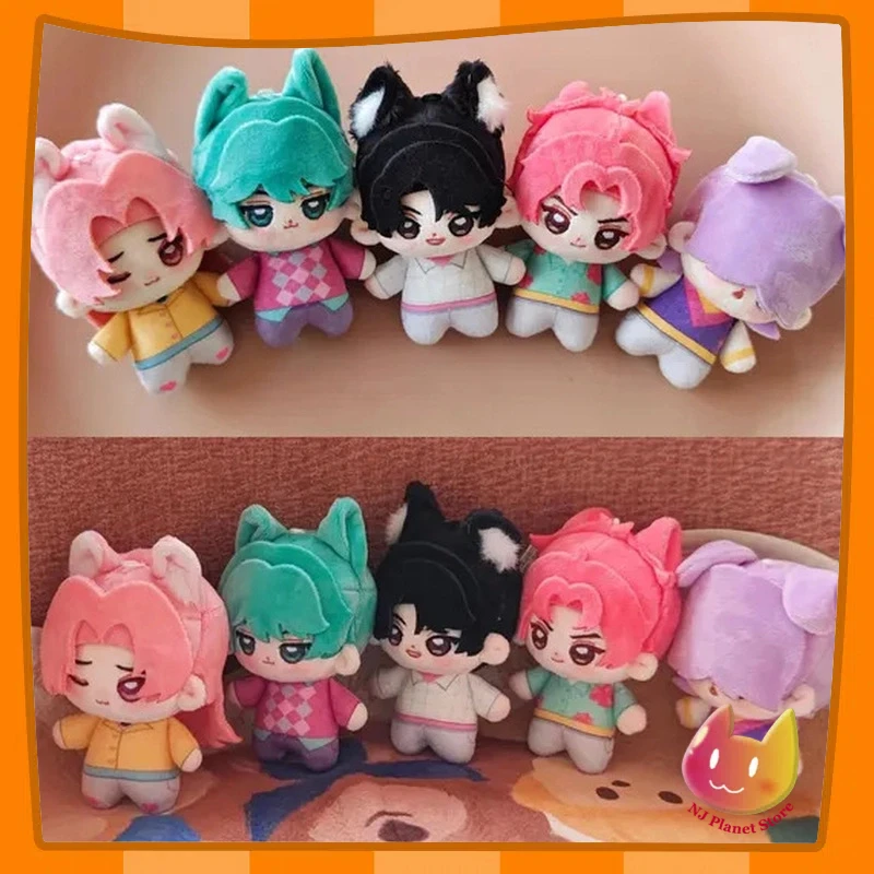 

10cm Mini Doll Keychain Kpop Demon Hunters Plush Doll Rumi Mira Zoey Saja Boy Doll Jinu Abby Mystery Romance Baby Doll Toy Gift