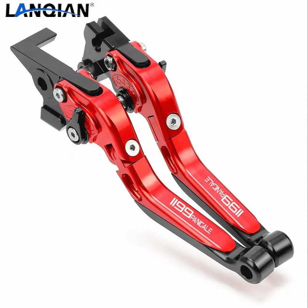 Motorcycle 1199Panigale Adjustable Extendable Foldable Brake Clutch Levers CNC Accessories For DUCATI 1199 Panigale 2012-2015