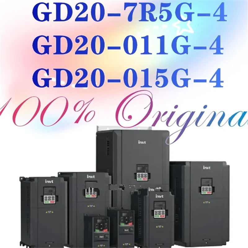 

New Original GD20-7R5G-4 GD20-011G-4 GD20-015G-4 INVT VFD Inverter GD20 Series Open Loop Vector Control Drives