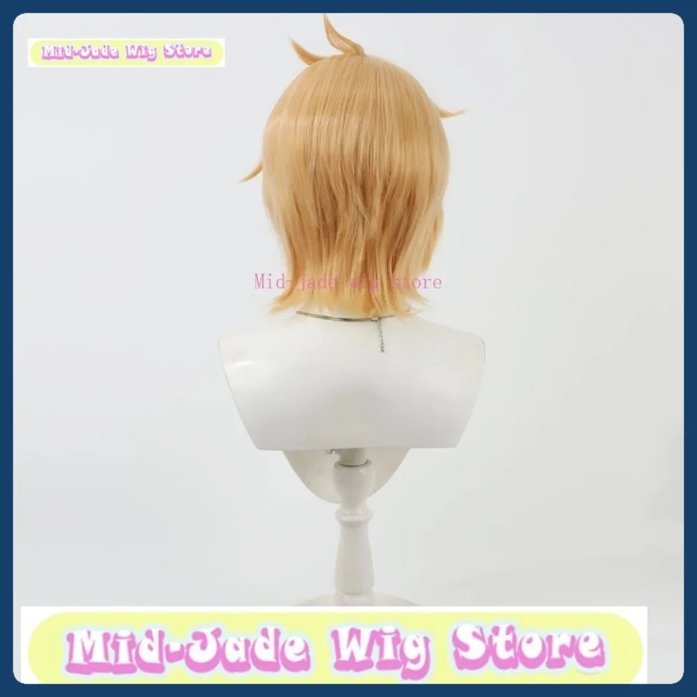 Peruka Mid-jade Wig Store Touken Ranbu Houchou Toushirou Cosplay Halloween Anime Role-playing Syntetyczne Włosy Peruka Anime