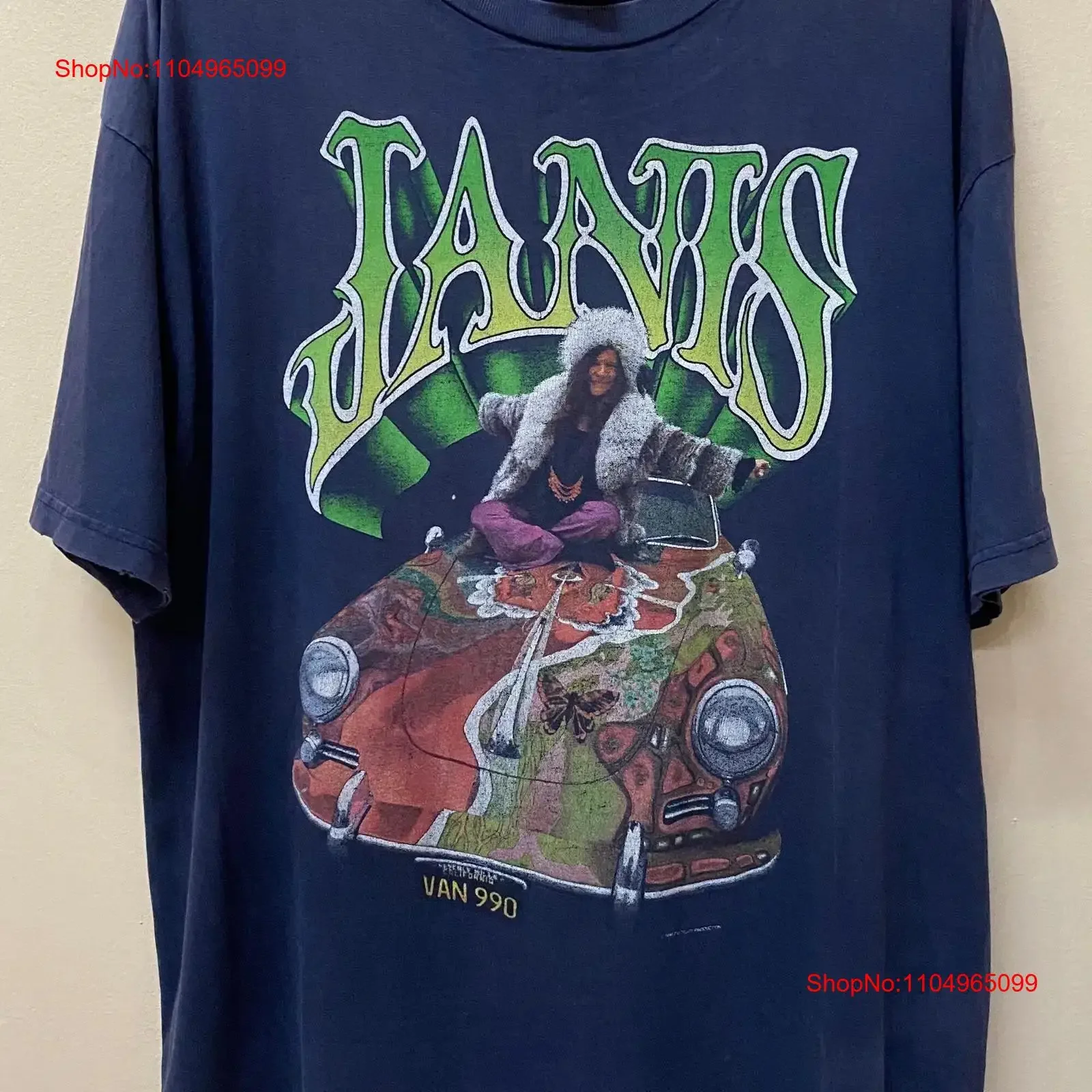 

Vintage 90s Janis Joplin 1991 band T Shirt vintage Washed streetwear Breathable Unisex Top For Everyday Wear Soft fashion homme