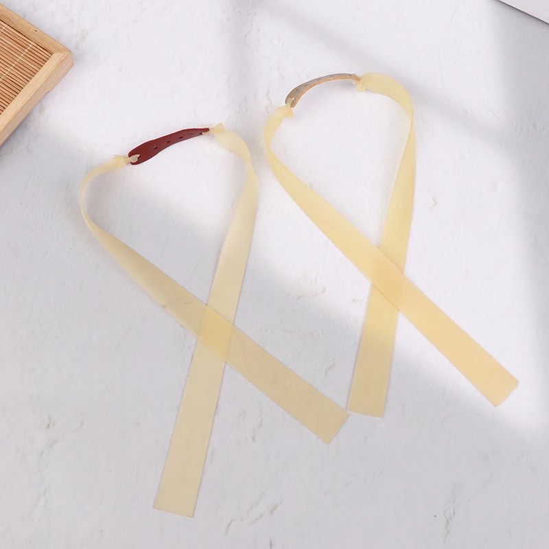 0.65-1.2 مللي متر عالية بسرعة 10 قطعة مقلاع الصيد شريط مطاطي مسطح قوي مرونة عالية في الهواء الطلق المنجنيق اطلاق النار اكسسوارات