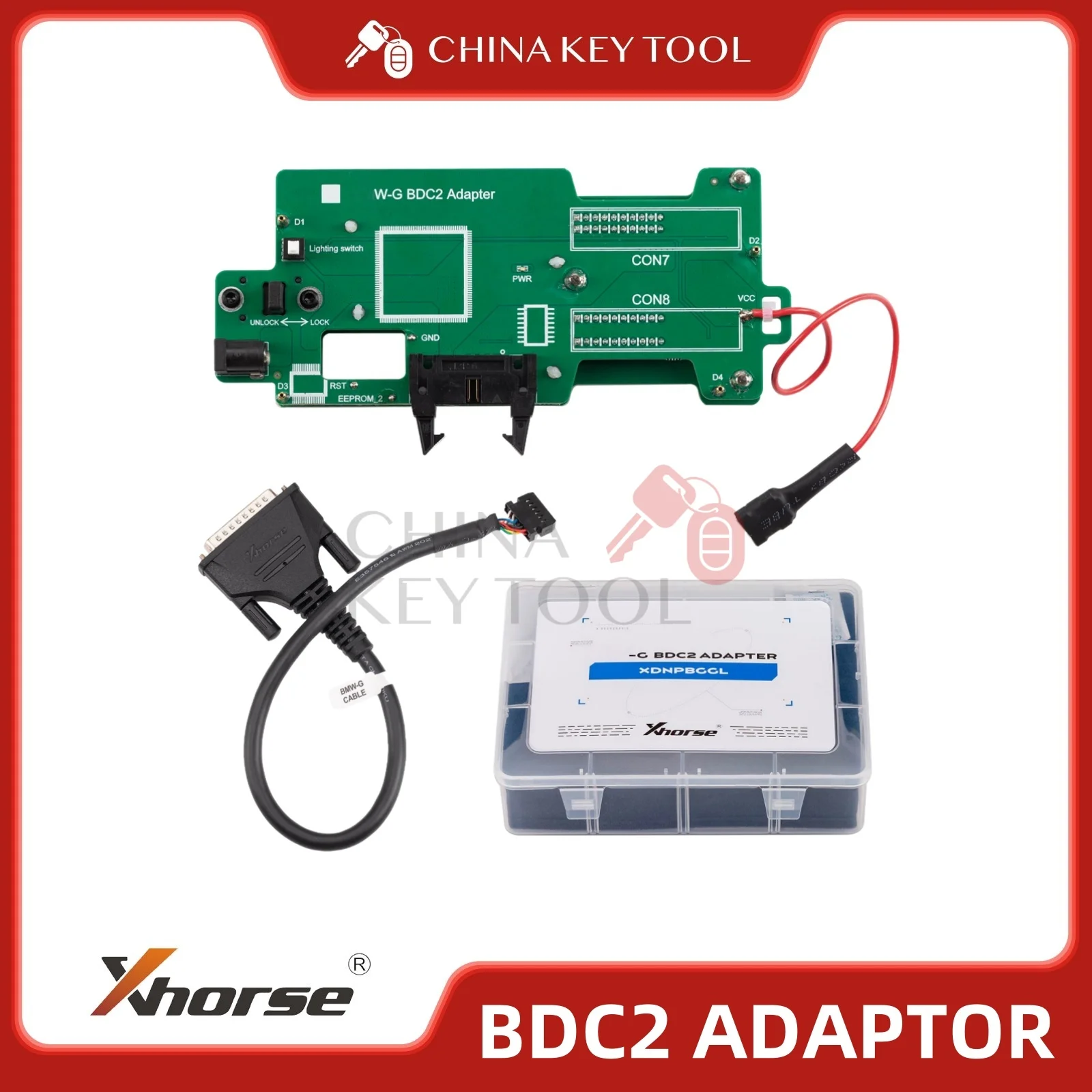 Xhorse BDC2 Solder-Free Adapter work with VVDI2, Key Tool MIDI, Key Tool Plus For BMW G Series Global Version