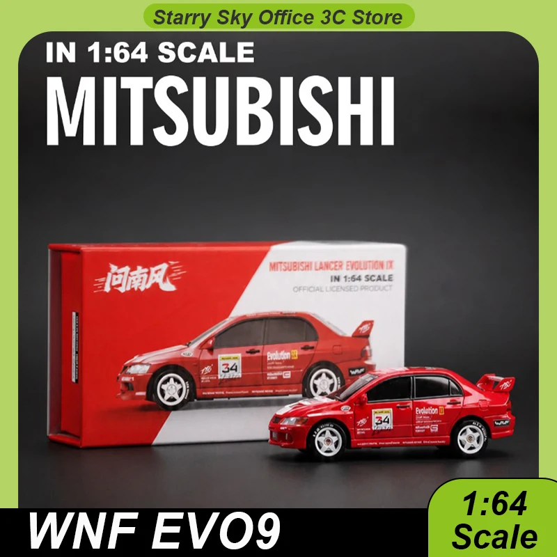 WNF Mitsubishi Lancer Evolution IX WRC IN 1:64 Scale RC Cars High-Speed Remote Control Vehicle EVO9 Hobby Collection Car Gifts