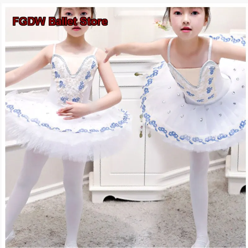Children's Camisole Puff Tutu Skirt Professional Sequin Tutu for Kids