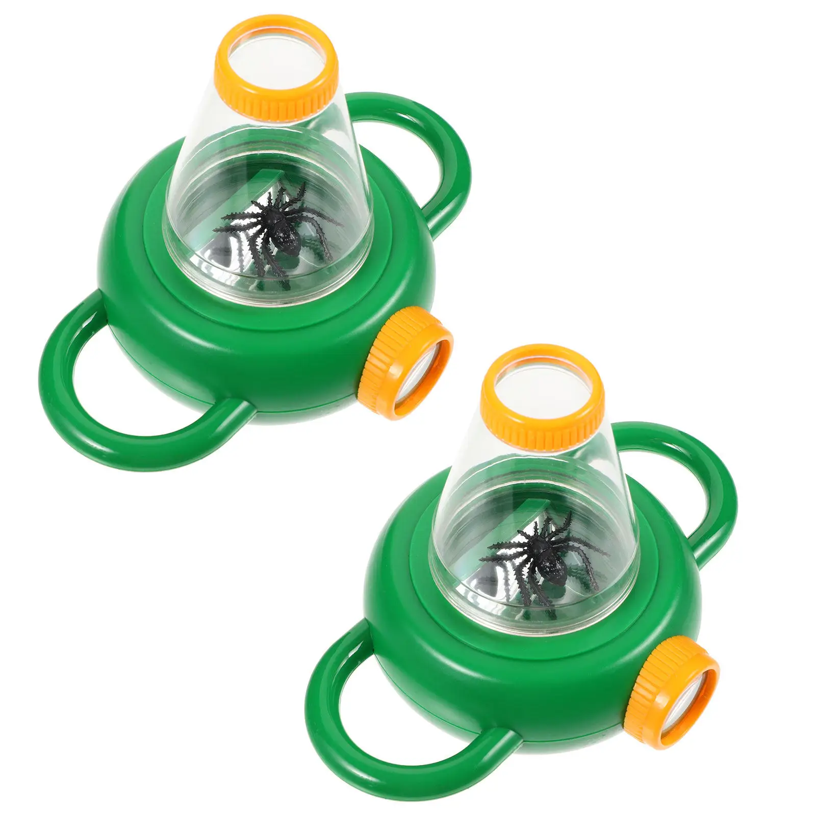 2pcs Green Biology Insect Observation Box – Portable Science Kit for Kids, Educational Exploration Viewing Set
