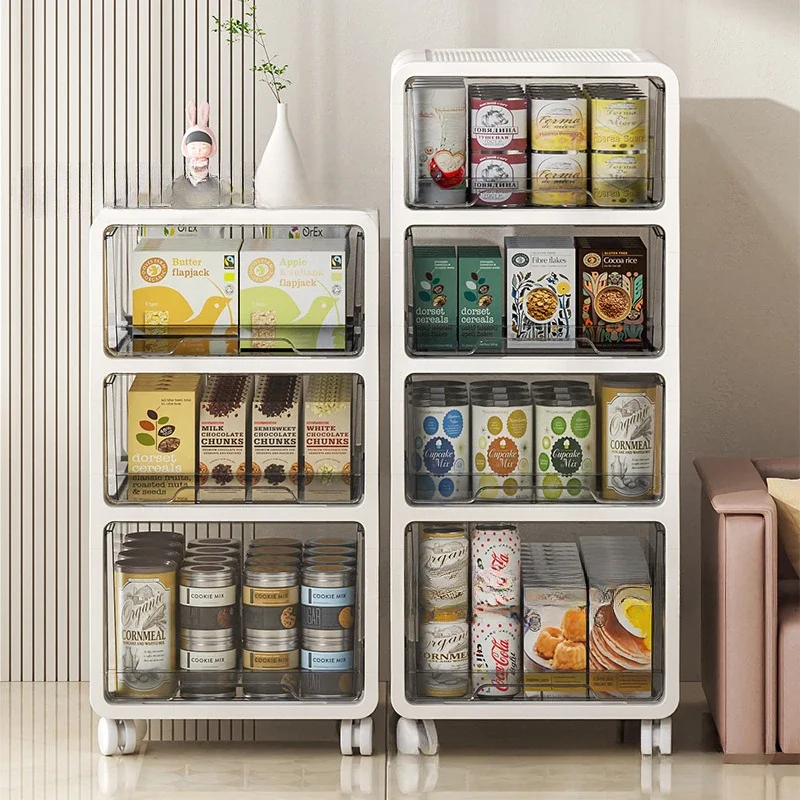 Toy Storage Box Drawer Type Plastic Snack Storage Cabinet Household Clothes Sorting Box Lager-capacity Storage Cabinet Holder