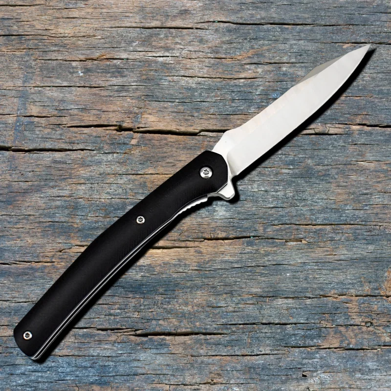 فائدة زعنفة التخييم في الهواء الطلق سكين للفرد D2 الصلب قطرة نقطة شفرة G10 مقبض البرية بقاء الصيد سكّين متعدّد الاستخدامات #3