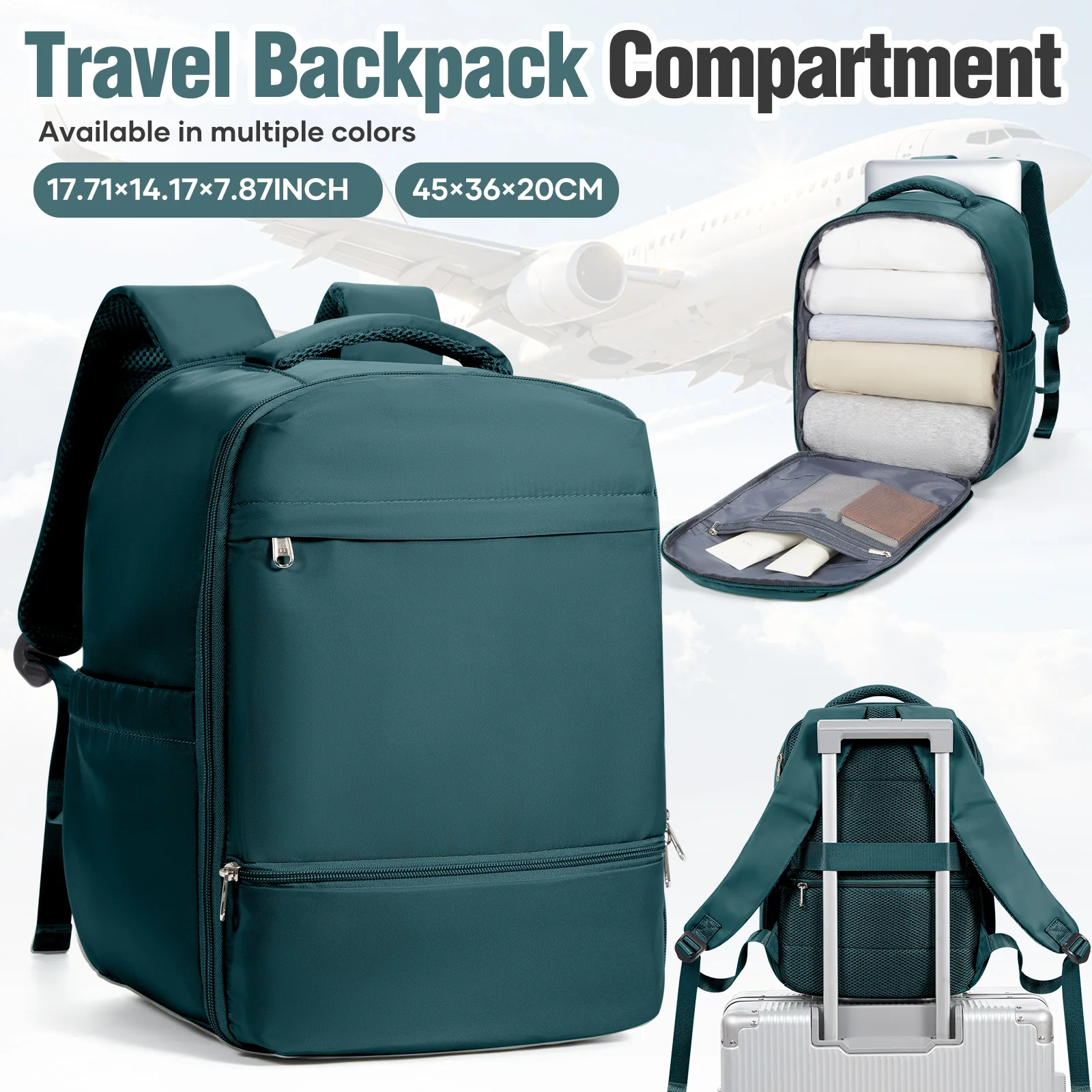 

Travel Backpack Airplane 45x36x20 for Easyjet 30L Cabin Backpack Hand Luggage Bag Men's Backpacks Laptop Backpack Travel Work