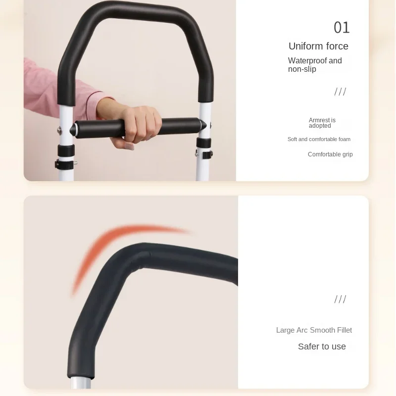 高齢者と高齢者のためのベッドサイド安全スタンド,ウェイクアップエイド,パワーラック,ベッドサイド手すり,落下防止,パンチなし