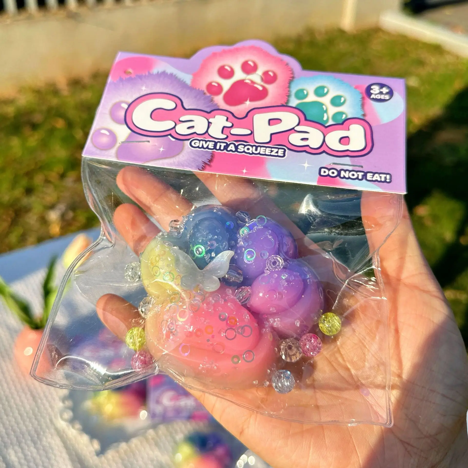 ใหม่ Fidget ของเล่นน่ารัก Soft Plush Squish Antistress เท้า Cat Paws Pinching Squeeze ของเล่นเด็กผู้ใหญ่ของขวัญความเครียดบรรเทาที่ไม่ซ้ํากันของเล่น