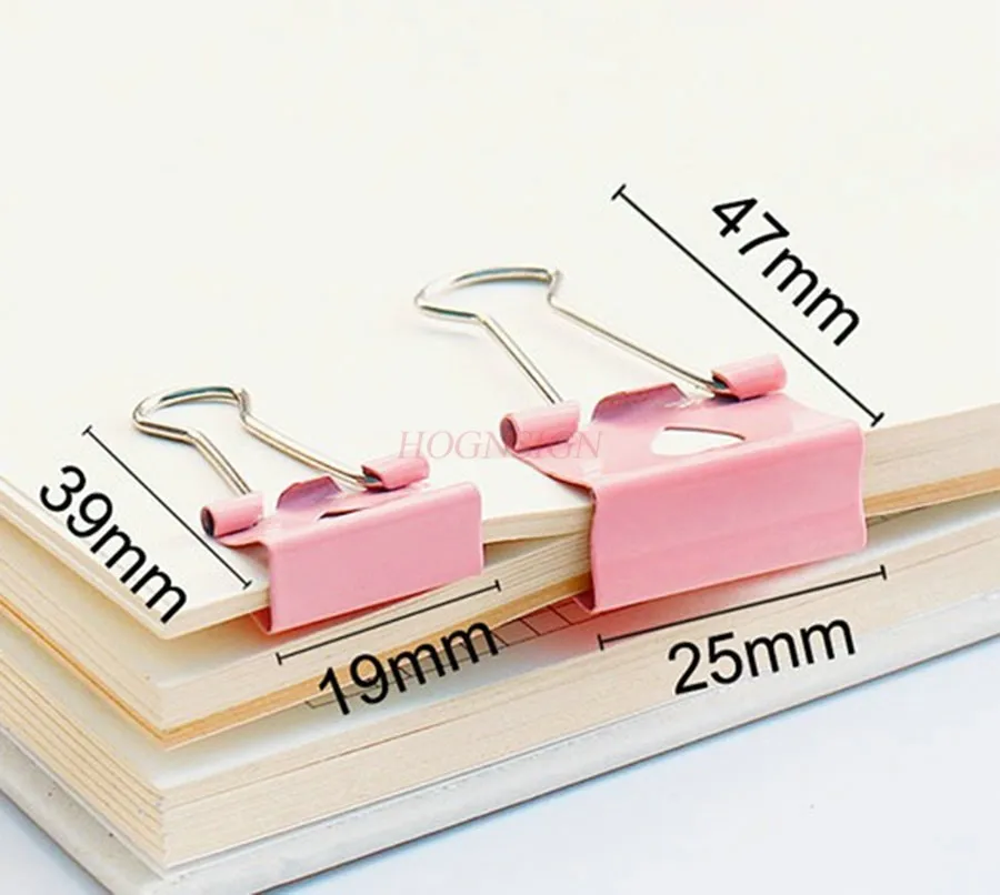 

Macaron hollowed out heart-shaped long tail clip, colorful small clip, cute folder, tailcoat clip, bill book clip