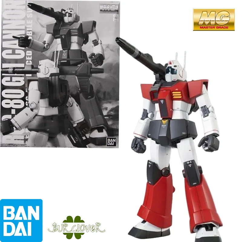 

Bandai Original MG GM Cannon RGC-80 1/100 Anime Action Figure Assembly Model Toys Collectible Model Ornaments Gifts For Children