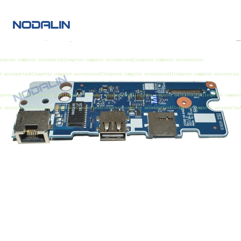 

Y + новая USB-аудио плата для Lenovo Thinkpad E580 E585 E595 20KV 01LW409 NS-B422