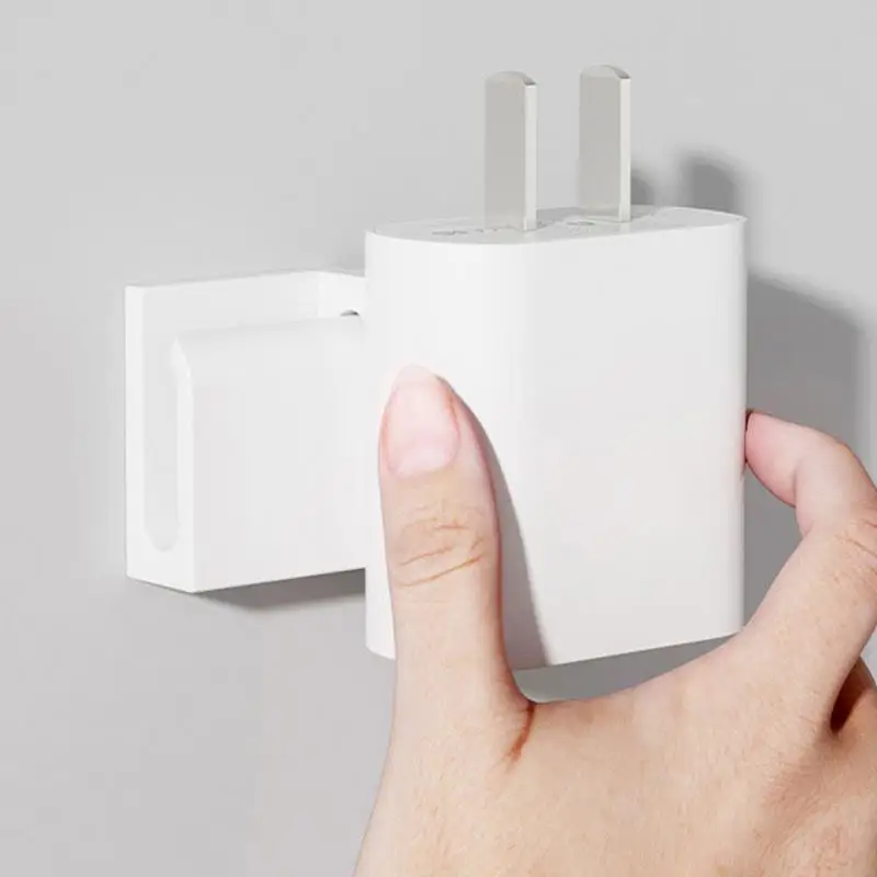 Charger Organizer Adhesive Cable Holder 2PCS Charger Block Cable Desktop Cable Organizer Portable Multifunctional Adhesive