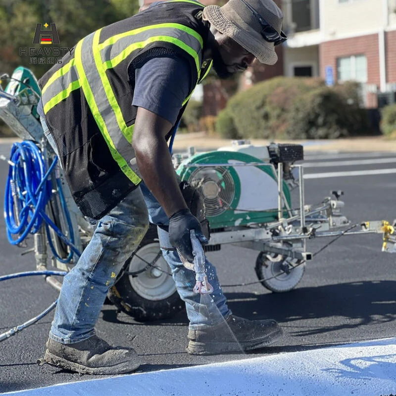 Select Quality Pump Hydraulic Airless Striping Self-propelled Traffic Line Street Painting Road Marking Machine
