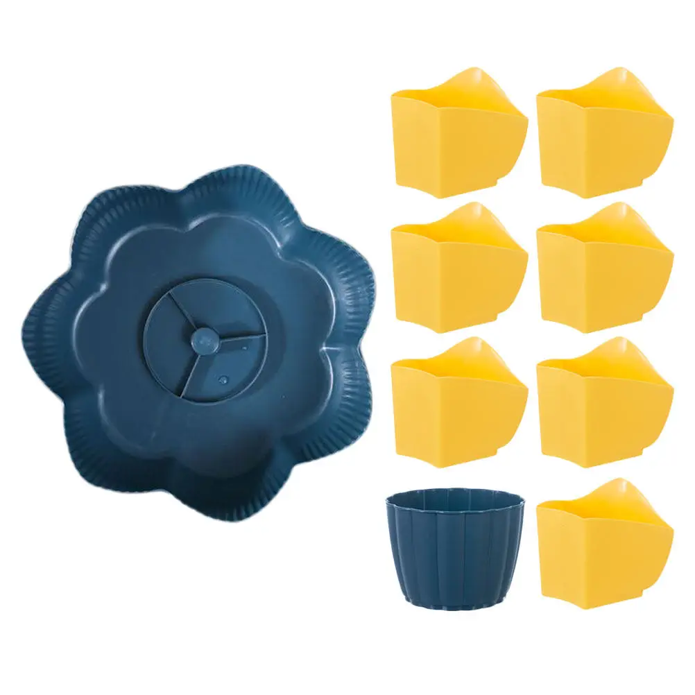 

Многосекционная вращающаяся корзина для сушки фруктов и овощей, для кухни, для мытья и хранения овощей, с функцией слива воды