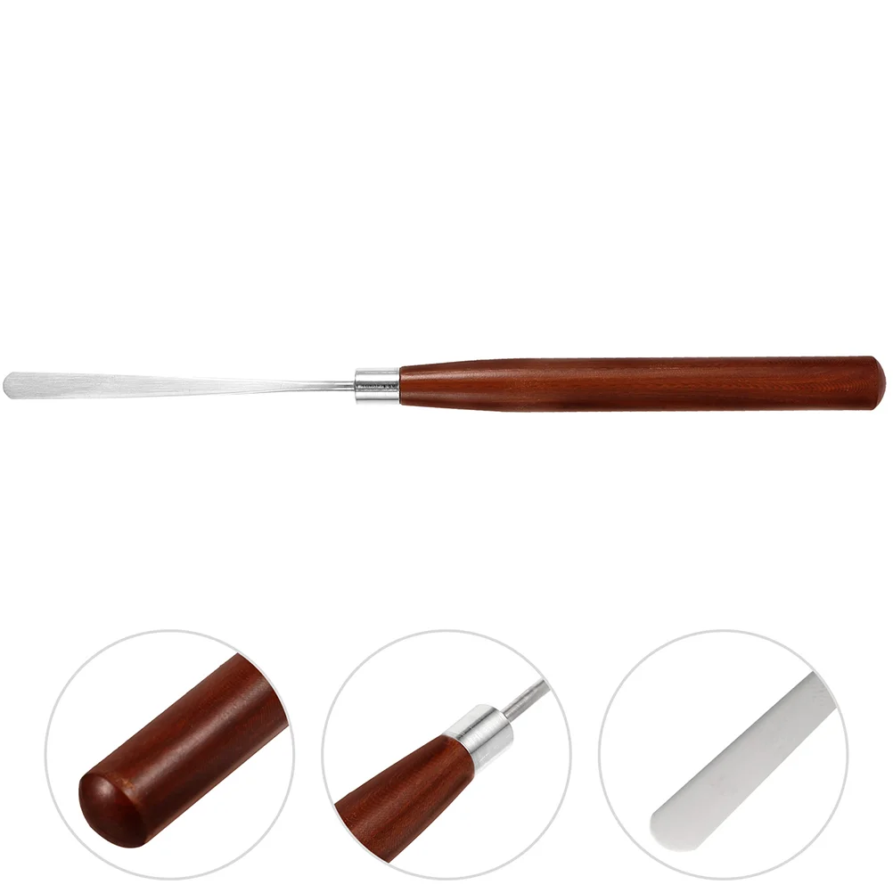 

3 PCS Nail Glue Stick Stainless Steel Color Mixing Stirring Tool Palette Paint Rod Metal
