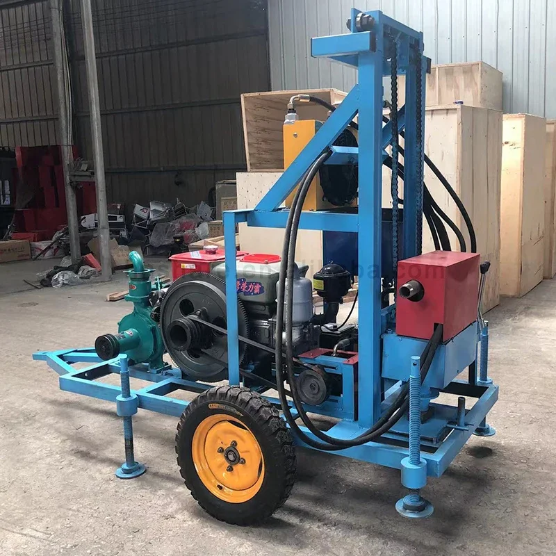 Small Water Well Drilling Machine Price Electric Deep Petrol Engine Concrete Water Drilling Machine 200m Borehole