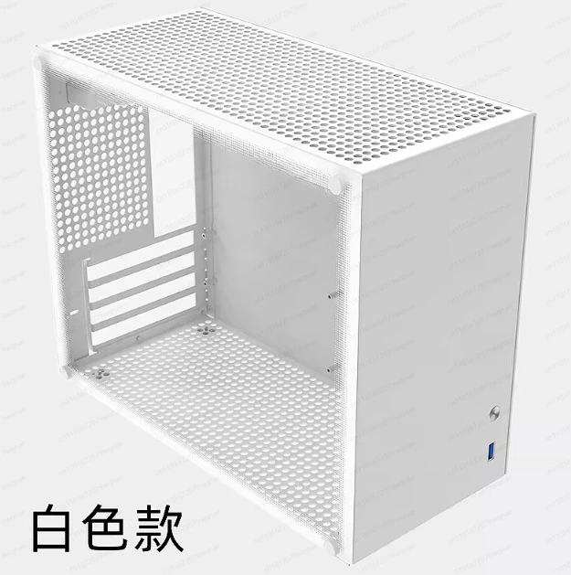 C2P MATX ITX Small Chassis Glass Side Transparent ATX Power Supply K88 Mini Computer Chassis