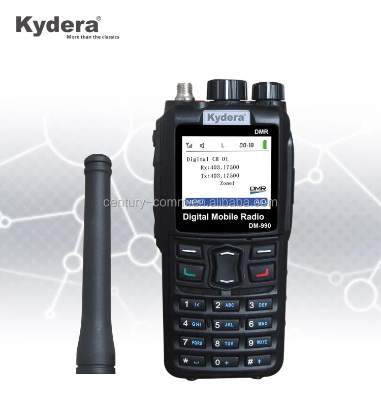 Kydera Dmr Digital Vhf Radio DM-990 & Gps