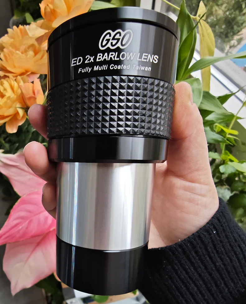 GSO-Barlow Lens Zubehör für astronomische Teleskope, 2", 2X – Detail 4