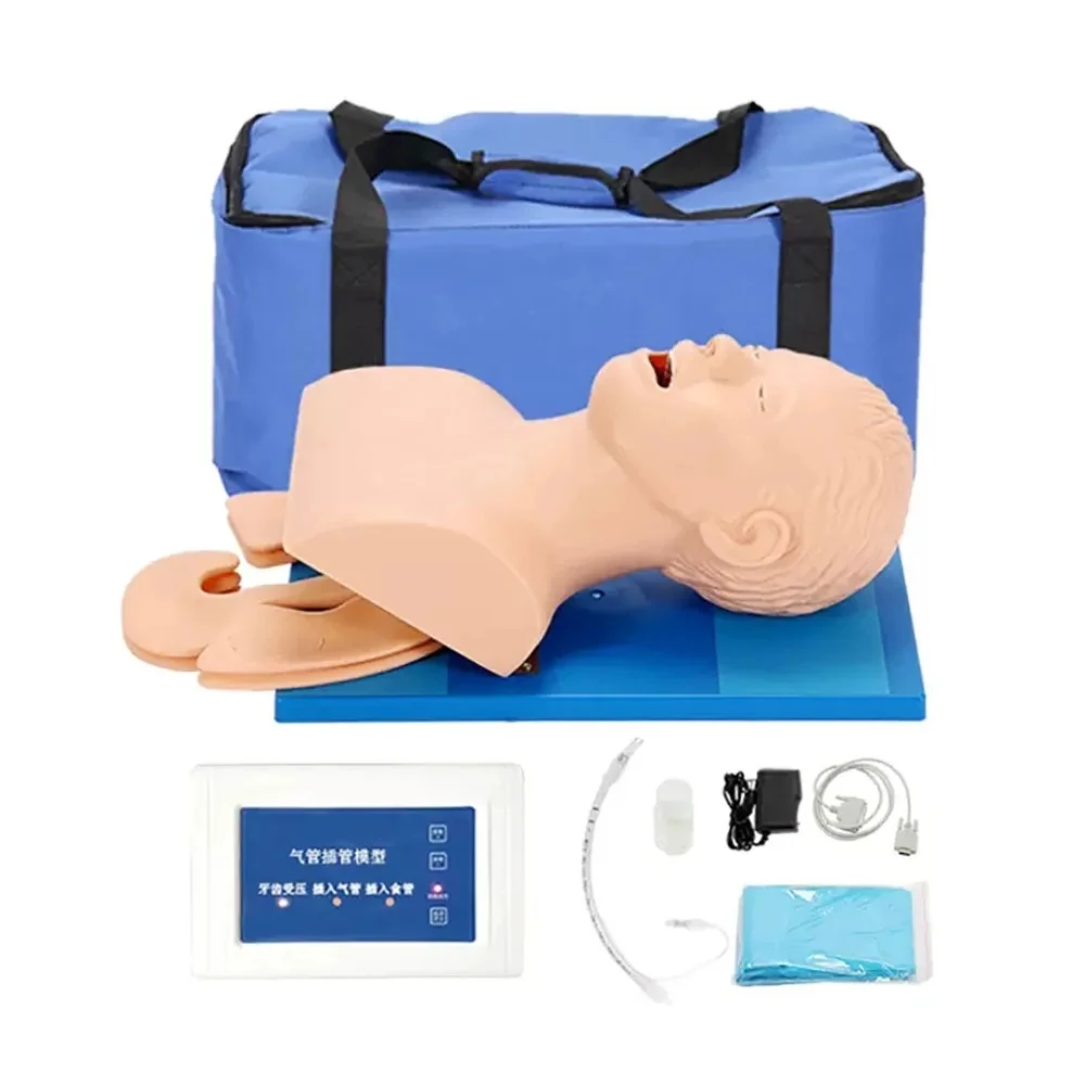 Intubation Model for Adult, Electronic Human Nasopharyngeal  Airway, Emergency Medical Nursing Training, Mannequin