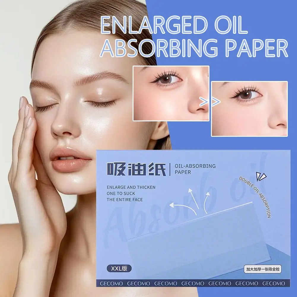 50 قطعة زيت الوجه نشاف ورقة المحمولة حصيرة مناديل الوجه منظف للوجه السيطرة على النفط امتصاص الزيت أدوات تنظيف الوجه  #1