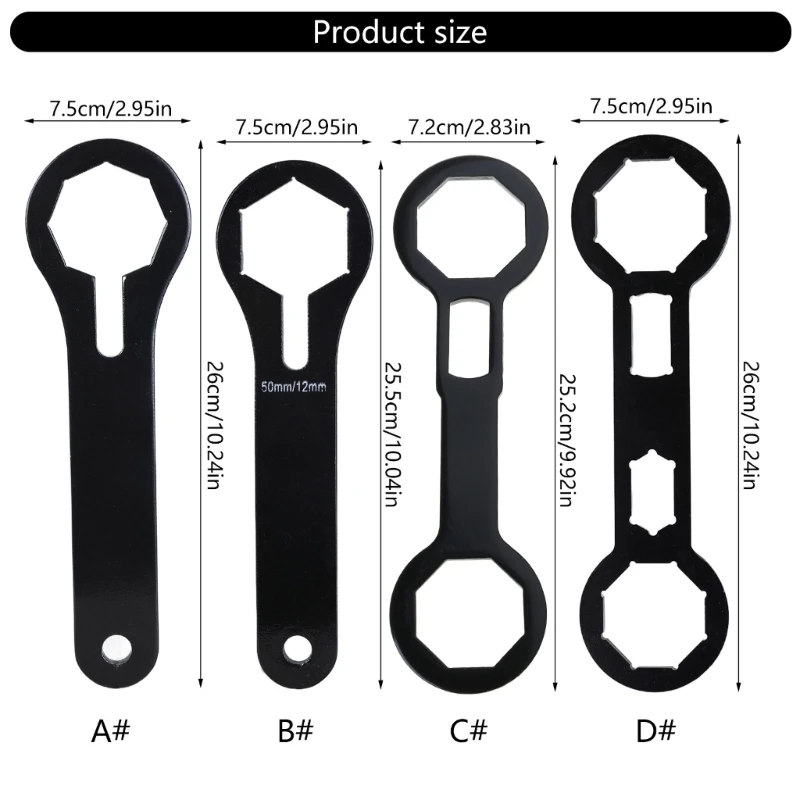 Clé des bouchons fourche 63 ha