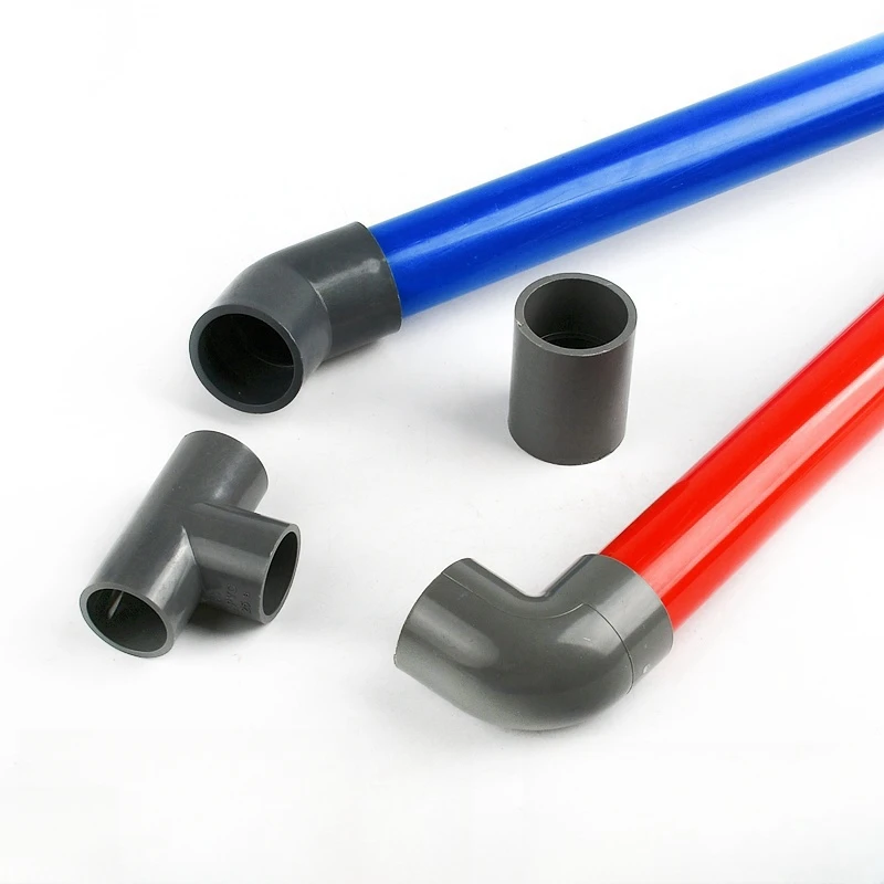 Raccord UPVC Pour Tuyau D'eau – Coude 3 Voies I.D. 20-50mm, Noir, Moderne